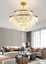 Modern Glass Crystal Chandelier