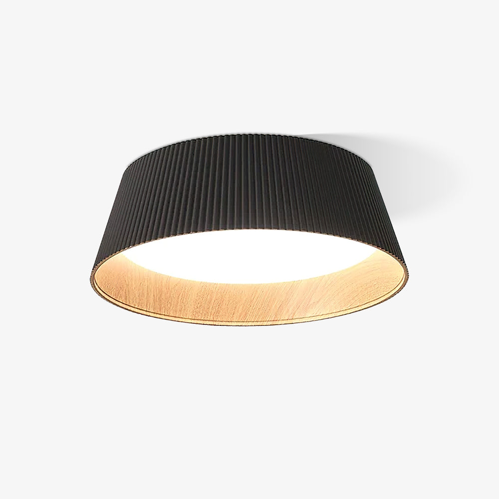 Modern Ribbed Ceiling Light