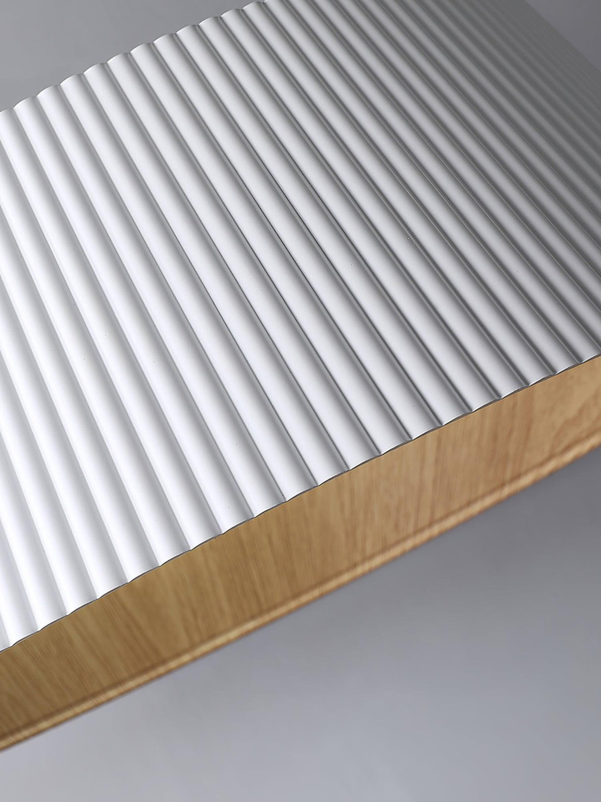 Modern Ribbed Ceiling Light