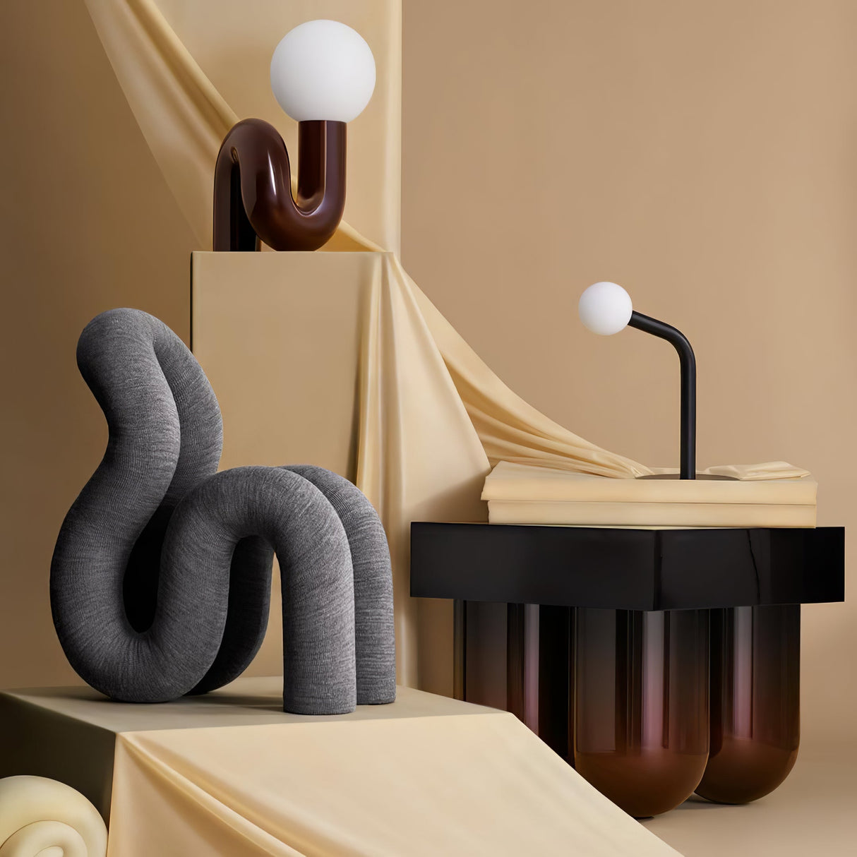 Playful N Shape Table Lamp