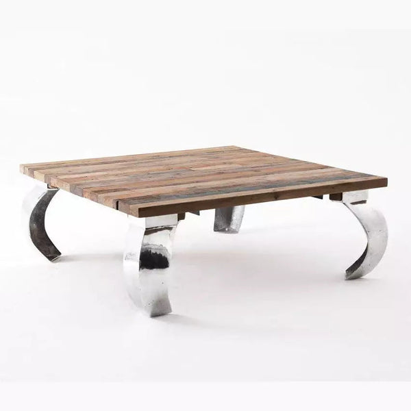 NovaSolo Barca Square Coffee Table - Natural Boat Wood IMV 28008
