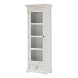 NovaSolo Provence Glass Cabinet White CA606