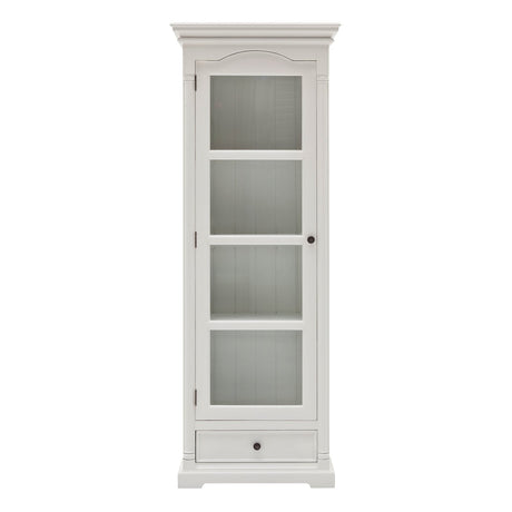 NovaSolo Provence Glass Cabinet White CA606