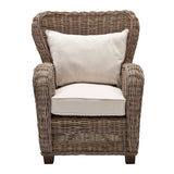 NovaSolo Wickerworks Queen Chair Natural Grey CR42