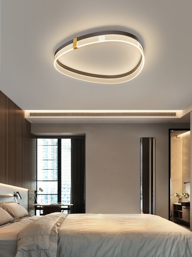 Luxury LED Ceiling Lamp in a Minimalist Style for Bedroom, Dining Room