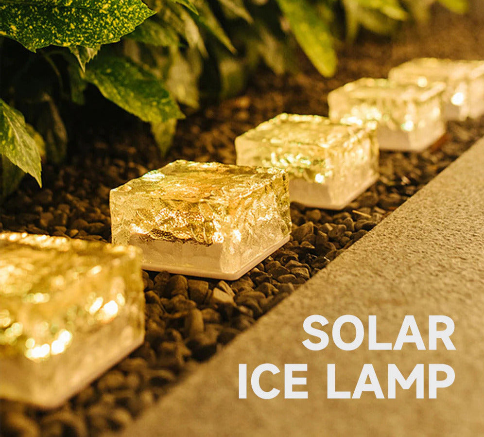 Outdoor Solar Ice Cube LED Lights