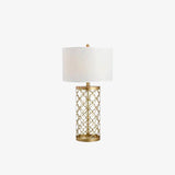 Openwork Metal Table Lamp