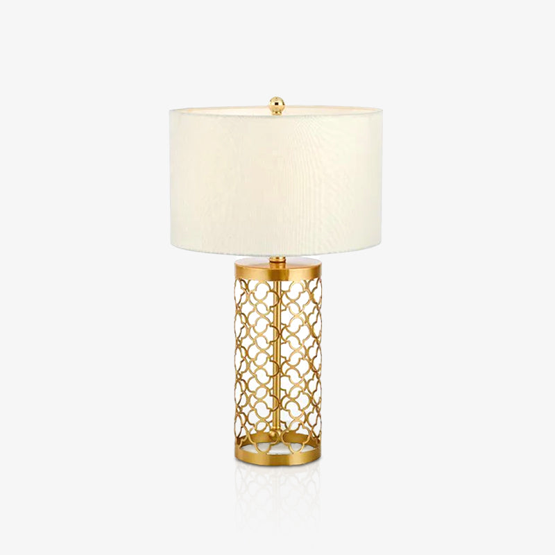 Openwork Metal Table Lamp