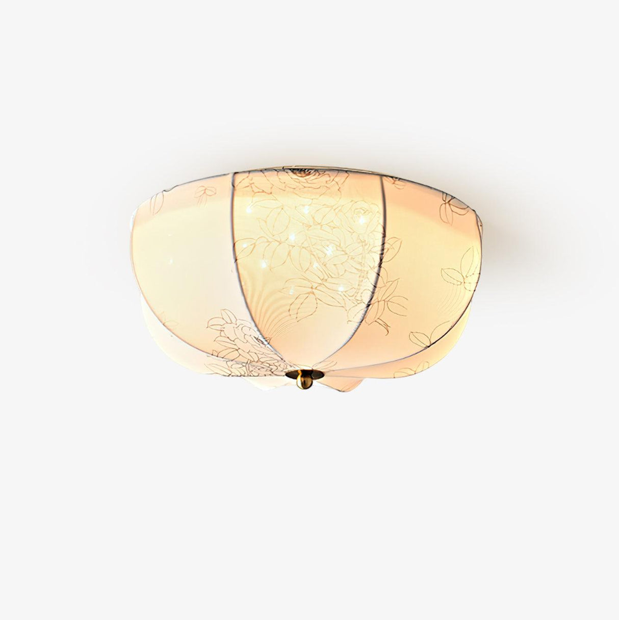 Orchid Fabric Ceiling Lamp