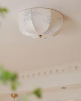 Orchid Fabric Ceiling Lamp