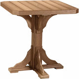 LuxCraft 41" Bar Height Poly Square Table