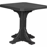 LuxCraft 41" Bar Height Poly Square Table