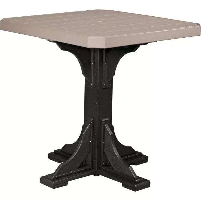 LuxCraft 41" Bar Height Poly Square Table