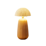 Percy Oak Table Lamp