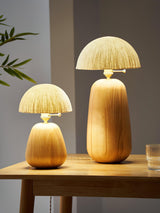 Percy Oak Table Lamp