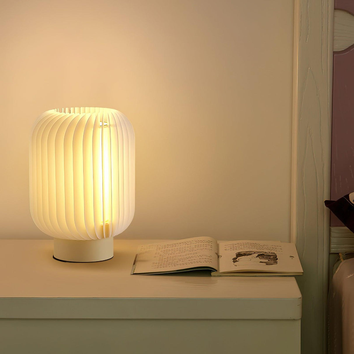 Pleated Table Lamp