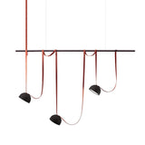 Suede Pendant Light