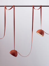 Suede Pendant Light