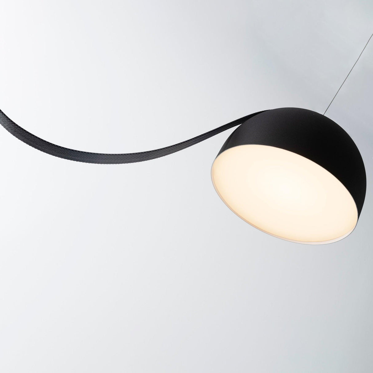 Suede Pendant Light