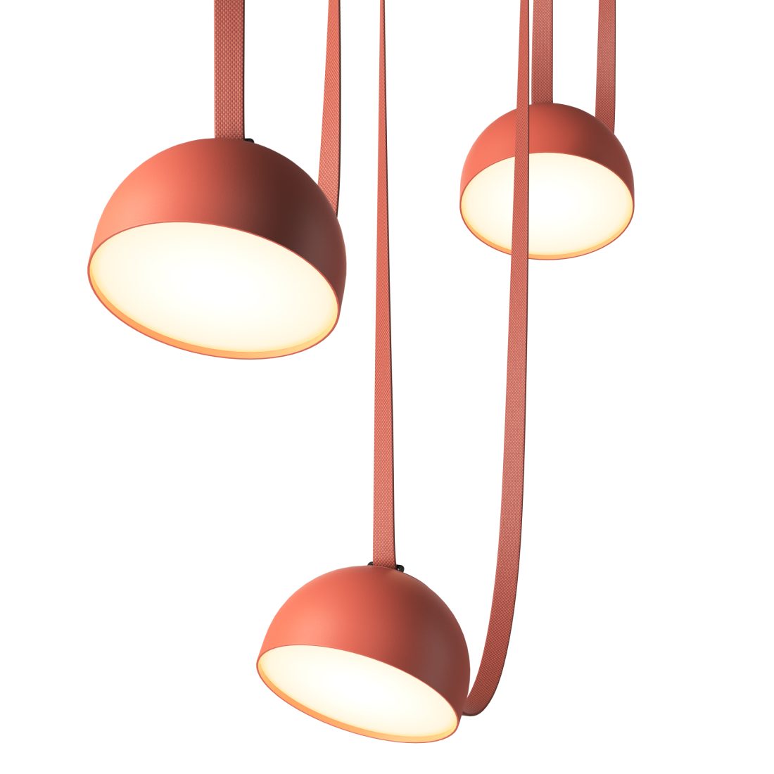 Suede Pendant Light