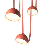 Suede Pendant Light