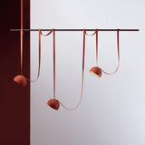 Suede Pendant Light