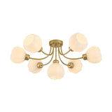 Pumpkin Brass Ceiling Lamp