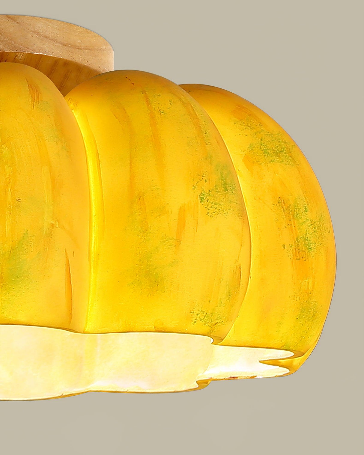 Pumpkin Ceiling Light