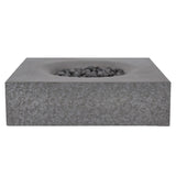 PyroMania Monument 41" Rectangular Slate Outdoor Natural Gas Fire Pit Table