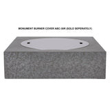 PyroMania Monument 41" Rectangular Slate Outdoor Propane Gas Fire Pit Table