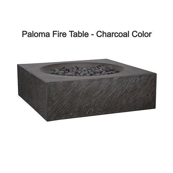 PyroMania Paloma 36" Charcoal Outdoor Natural Gas Fire Pit Table