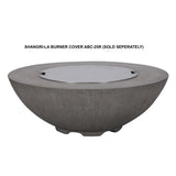 PyroMania Shangri-La 41" Round Slate Outdoor Natural Gas Fire Pit Table