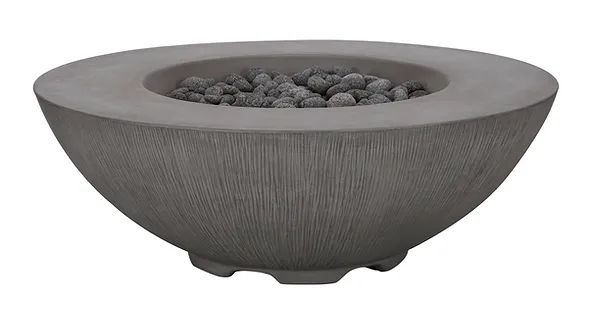 PyroMania Shangri-La 41" Round Slate Outdoor Natural Gas Fire Pit Table