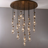 Raindrop Round Chandelier 47"