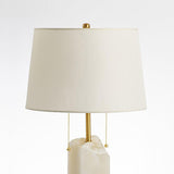 Raw Alabaster Table Lamp