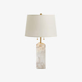 Raw Alabaster Table Lamp