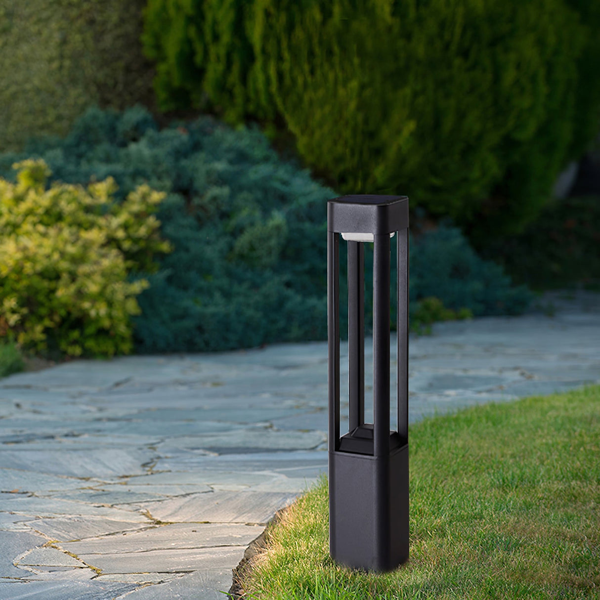 Rectangular Column Garden Light