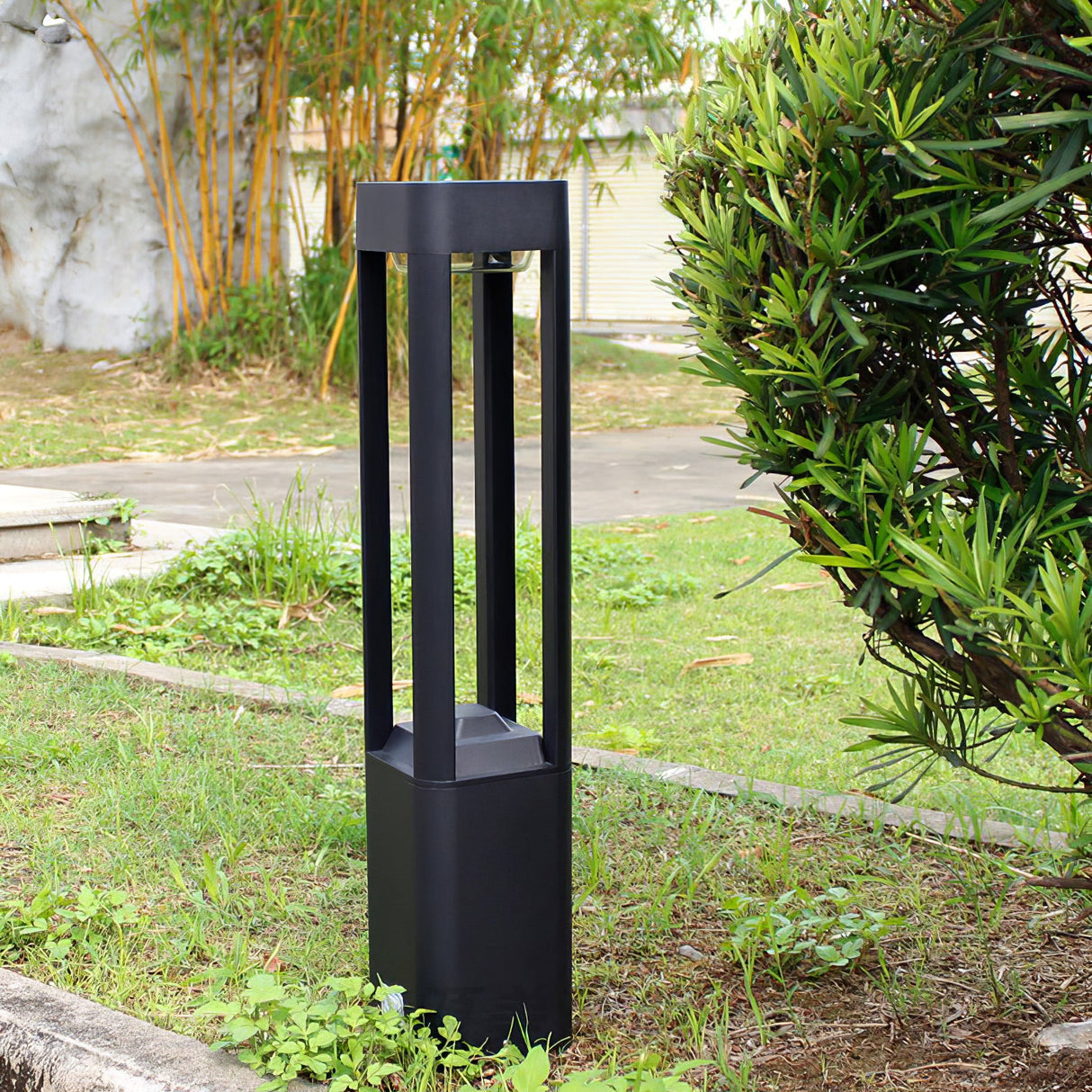 Rectangular Column Garden Light