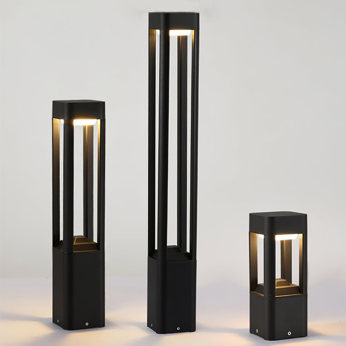 Rectangular Column Garden Light