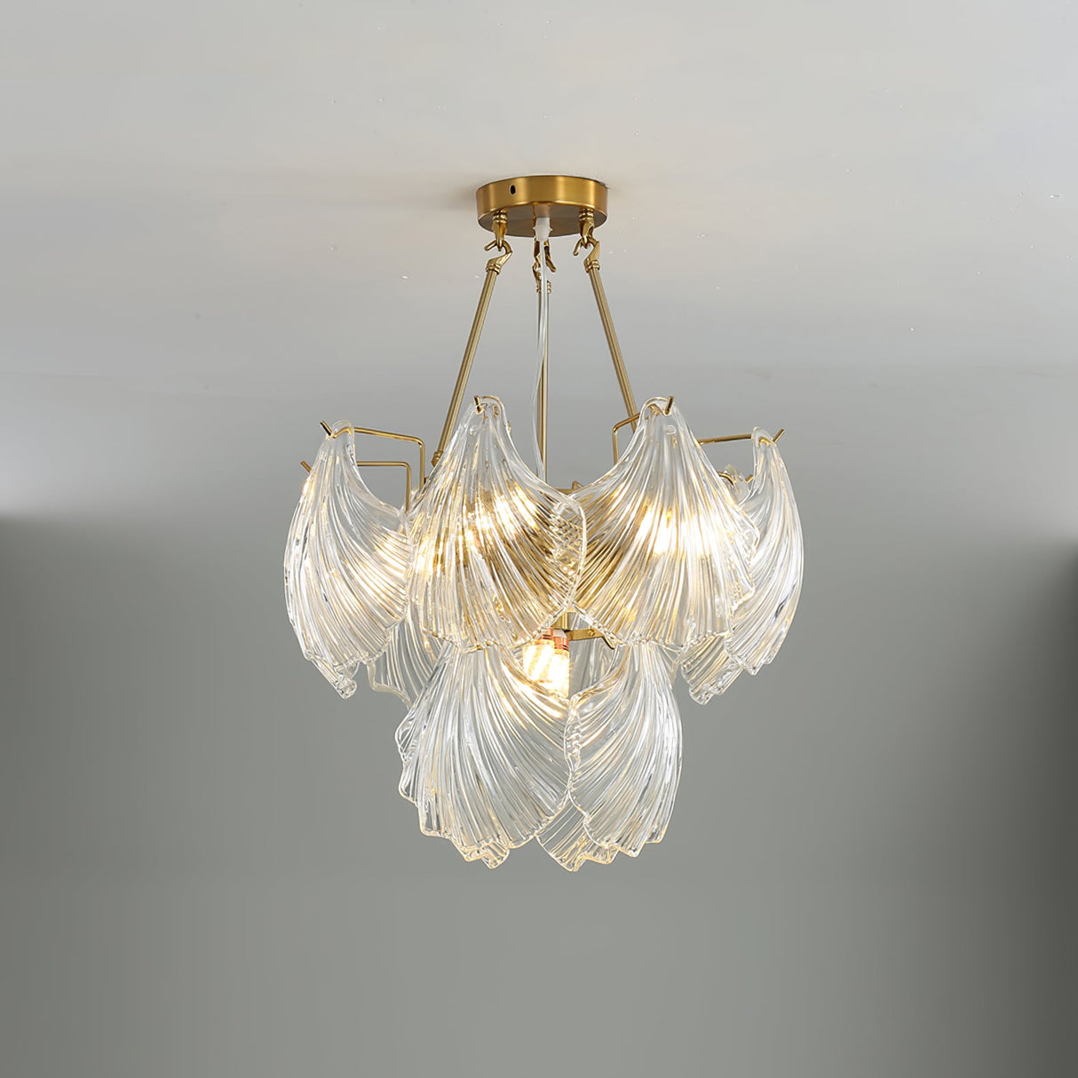 Ribbed Shell Ceiling light