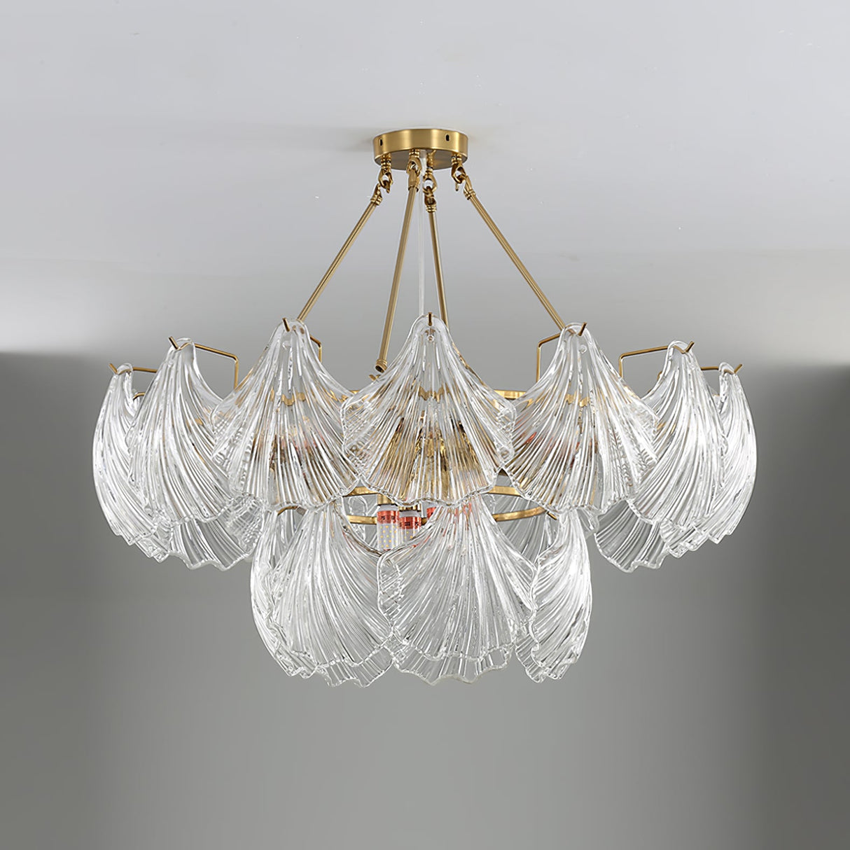 Ribbed Shell Ceiling light