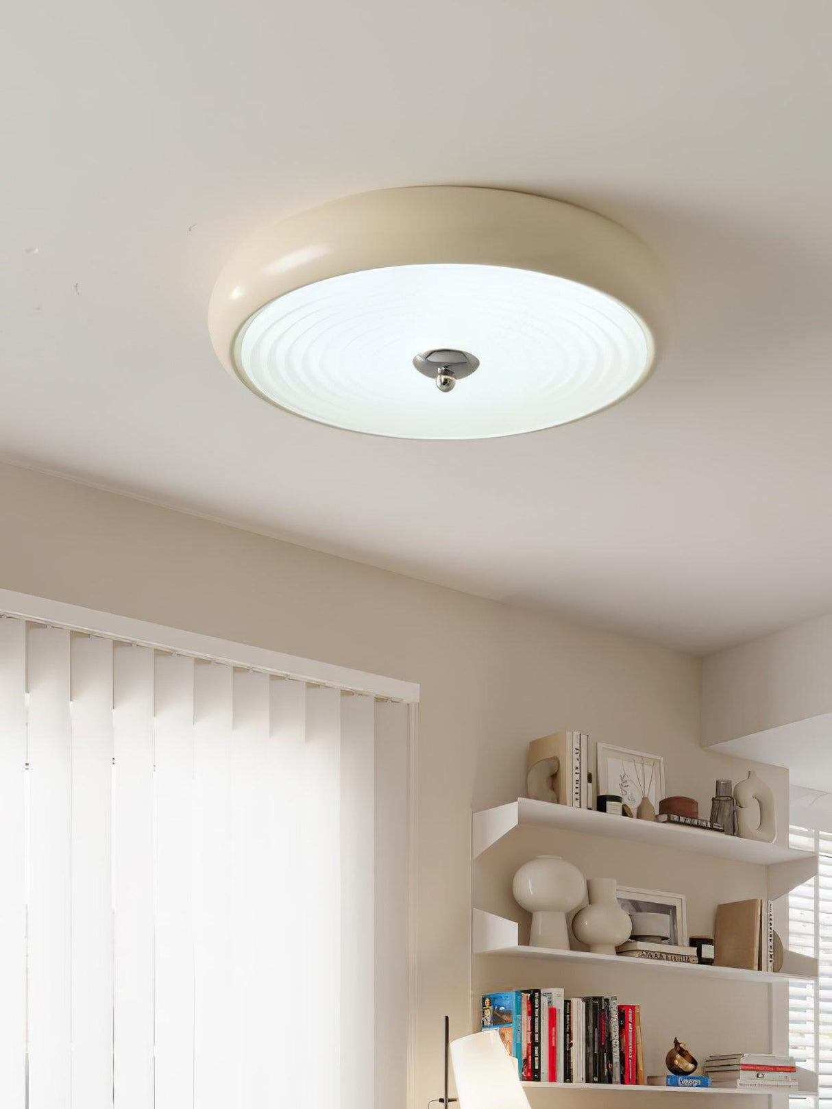 Ripple Cream Ceiling Lamp