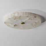 Round Alabaster Ceiling Lamp