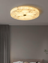 Round Alabaster Ceiling Lamp