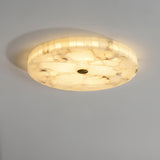 Round Alabaster Ceiling Lamp