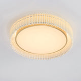 Round Pleated Ceiling Lamp