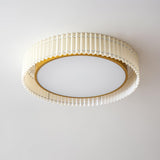 Round Pleated Ceiling Lamp