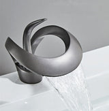 Zina - Modern Curved Bathroom Faucet