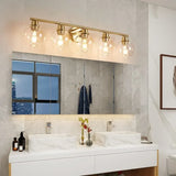 Multi-Bulb Glass Globe Vanity Light