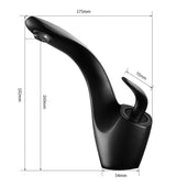 Jacob - Modern Curved Bathroom Faucet